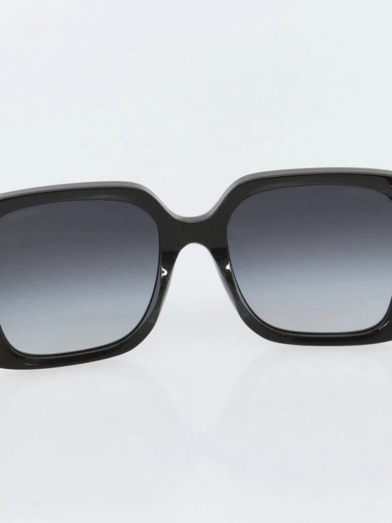 CHANEL Sunglasses plastic Black CC Auth am11652SM main image 12